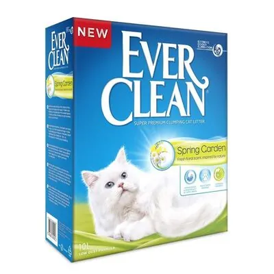 Ever Clean Spring Garden Çiçek Kokulu Topaklanan Kedi Kumu 10 LT - 1