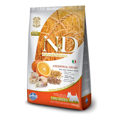 ND Düşük Tahıllı Balıklı Küçük Irk Köpek Maması 2.5 KG - 1