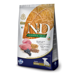 N&D Düşük Tahıllı Kuzu Etli ve Yaban Mersinli Küçük Irk Yavru Köpek Maması 2.5 kg