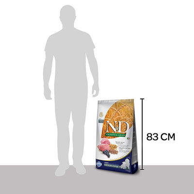 N&D Düşük Tahıllı Kuzu Etli ve Yaban Mersinli Yavru Köpek Maması 12 kg - 2