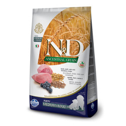 N&D Düşük Tahıllı Kuzu Etli ve Yaban Mersinli Yavru Köpek Maması 2.5 kg