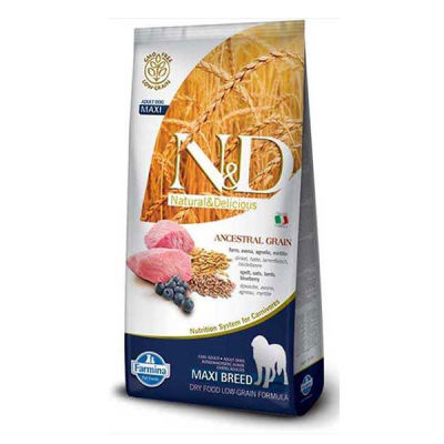 ND Düşük Tahıllı Kuzulu Büyük Irk Köpek Maması 12 KG - 1