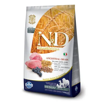 ND Düşük Tahıllı Kuzulu Köpek Maması 2.5 KG - 1