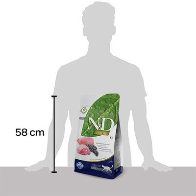 N&D Prime Tahılsız Kuzu Etli ve Yaban Mersinli Yetişkin Kedi Maması 5 kg - 3