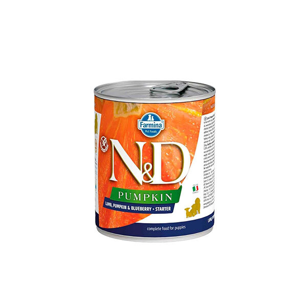 N&D Pumpkin Balkabaklı, Tavuklu ve Narlı Yavru Starter Köpek Yaş Maması 285 gr - 1