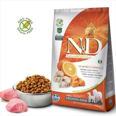 ND Tahılsız BalKabaklı Balıklı Köpek Maması 12 KG - 2