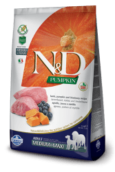 N&D Tahılsız Bal Kabağı Kuzu Etli Köpek Maması 12 KG