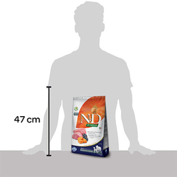 N&D Pumpkin Balkabaklı, Kuzu Etli ve Yaban Mersinli Yetişkin Köpek Maması 2.5 kg - 2