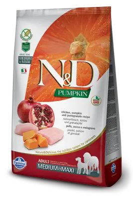 ND Tahılsız Bal Kabaklı Tavuklu Köpek Maması 12 KG - 1