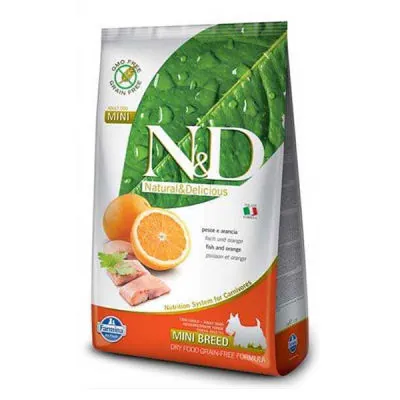 ND Tahılsız Balıklı Küçük Irk Köpek Maması 2.5 KG - 1