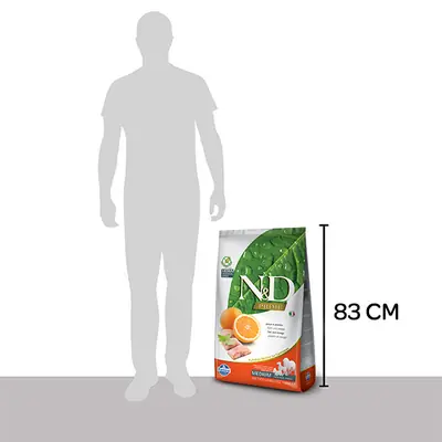 ND Tahılsız Balık ve Portakallı Köpek Maması 12 KG - 2