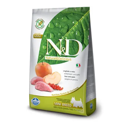 N&D Tahılsız Domuzlu Küçük Irk Köpek Maması 7 KG - 1