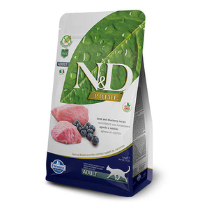 N&D Prime Tahılsız Kuzu Etli ve Yaban Mersinli Yetişkin Kedi Maması 1.5 kg - 3