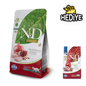 N&D Prime Tahılsız Tavuklu ve Narlı Yetişkin Kedi Maması 5 kg - 3
