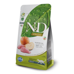 N&D Prime Tahılsız Domuz Etli ve Elmalı Yetişkin Kedi Maması 1.5 kg - 1