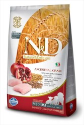 ND Düşük Tahıllı Tavuklu Yavru Köpek Maması 12 KG
