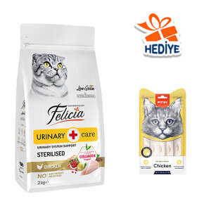 Felicia Düşük Tahıllı Kısırlaştırılmış Tavuklu Kedi Maması 2 KG