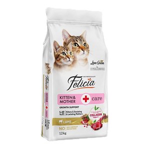 Felicia Düşük Tahıllı Kuzu Etli Yavru Kedi Maması 12 KG