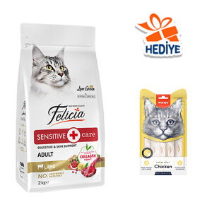 Felicia Düşük Tahılllı Kuzu Etli Kedi Maması 2 KG