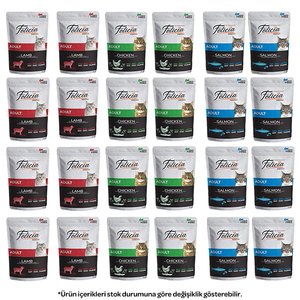 Felicia Karışık Kedi Yaş Maması 85 gr X 24 Adet