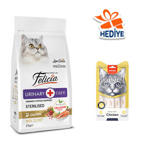 Felicia Düşük Tahıllı HypoAllergenic Somonlu Kısırlaştırılmış Kedi Maması 2 KG
