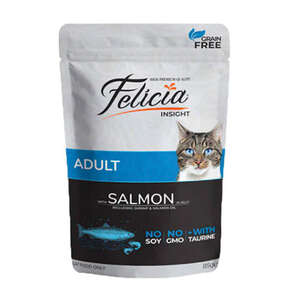 Felicia Tahılsız Pouch Yetişkin Somonlu Yaş Kedi Maması 85 Gr