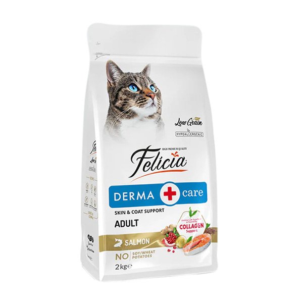 Felicia Tüm Irklara Özel Somonlu HypoAllergenic Kedi Maması 2 KG - 1