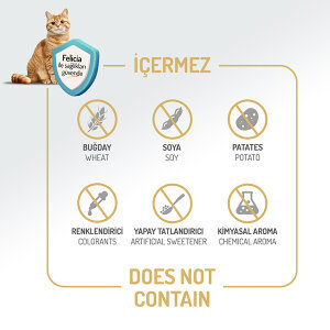 Felicia Tüm Irklara Özel Somonlu HypoAllergenic Kedi Maması 2 KG - 4