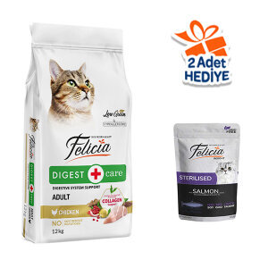 Felicia Tüm Irklara Özel Tavuklu Kedi Maması 12 KG