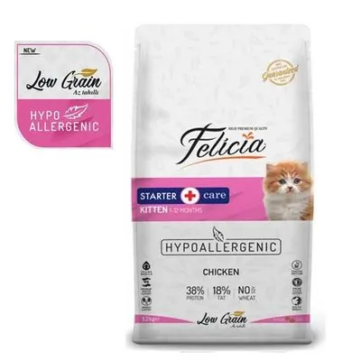 Felicia Düşük Tahıllı HypoAllergenic Tavuklu Yavru Kedi Maması 12 KG - 2