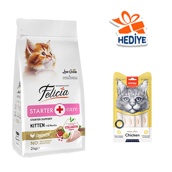 Felicia Düşük Tahıllı HypoAllergenic Yavru Kedi Maması 2 KG - 1