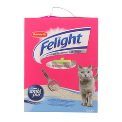 Felight Febreze Süper Beyaz Bentonit Topaklanan Kedi Kumu 6 lt