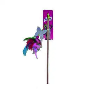 Felight Tüylü Zilli Kedi Oltası 40cm