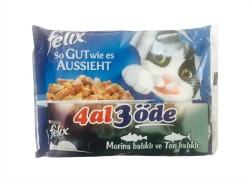 Felix Balıklı Karma Yaş Kedi Maması 100 Gr ( 4 AL 3 ÖDE )