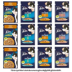 Felix Karışık Kedi Yaş Maması 85 gr X 12 Adet