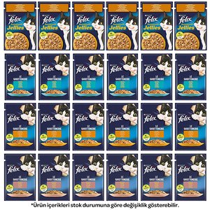 Felix Karışık Kedi Yaş Maması 85 gr X 24 Adet