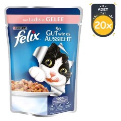 Felix Somonlu Kedi Yaş Maması 100 GR * 20 ADET