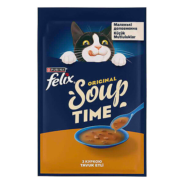 Felix Soup Time Tavuklu Kedi Çorbası 48 g