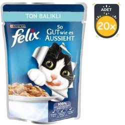 Felix Ton Balıklı Kedi Yaş Maması 100 GR * 20 ADET