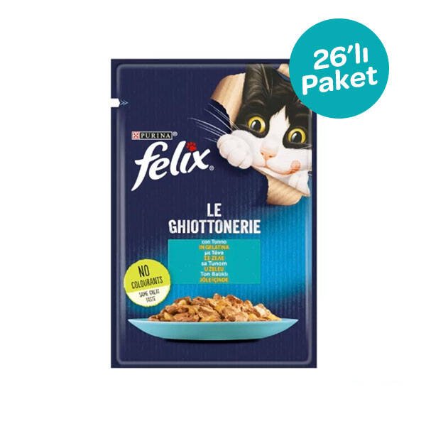 Felix Ton Balıklı Yaş Kedi Maması 85 gr x 26 - 1
