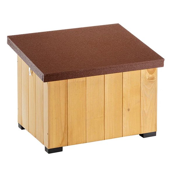 Ferplast Baita 100 Ahşap Köpek Kulübesi – 101×56,5×64 cm İç Ölçü - Orta/Büyük Irklar - 6