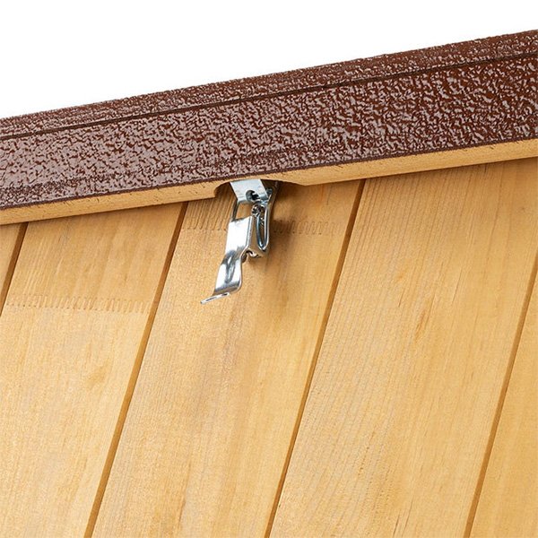 Ferplast Baita 120 Ahşap Köpek Kulübesi – 118×65×73 cm İç Ölçüler - Büyük Irklar İçin Dayanıklı Kulübe - 9