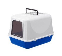 Ferplast Clear Cat 20 Kapalı Mavi Kedi Tuvaleti 50*37*35 CM