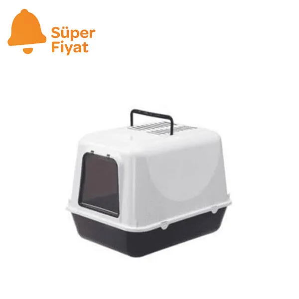 Ferplast Clear Cat 20 Kapalı Kedi Tuvaleti 50*37*35 CM - 1