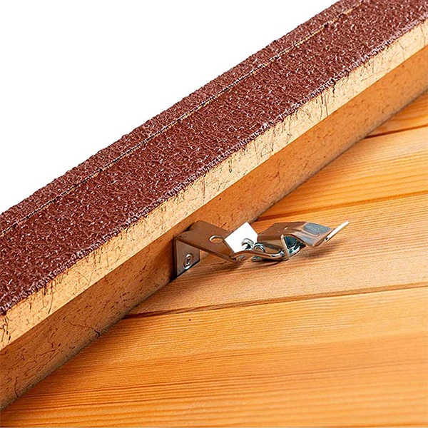 Ferplast Domus Ahşap Köpek Kulübesi Medium – 50x65x55 cm İç Ölçüler - Orta Boy Köpekler İçin Dayanıklı ve Yalıtımlı Kulübe - 6