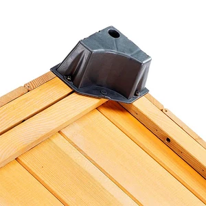 Ferplast Domus Ahşap Köpek Kulübesi Medium – 50x65x55 cm İç Ölçüler - Orta Boy Köpekler İçin Dayanıklı ve Yalıtımlı Kulübe - 4