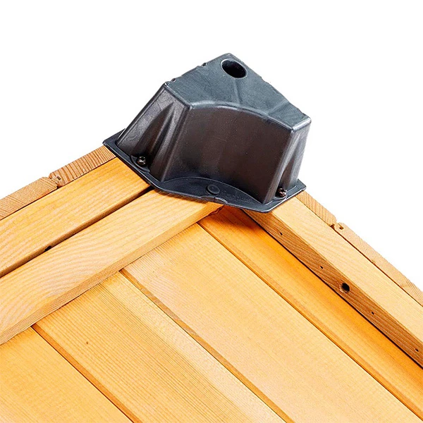 Ferplast Domus Ahşap Köpek Kulübesi Medium – 50x65x55 cm İç Ölçüler - Orta Boy Köpekler İçin Dayanıklı ve Yalıtımlı Kulübe - 4