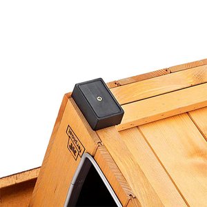 Ferplast Domus Canile Small Ahşap Köpek Kulübesi – 60,5×73,5×54,5 cm İç Ölçüler - Küçük / Orta Irklar - 10