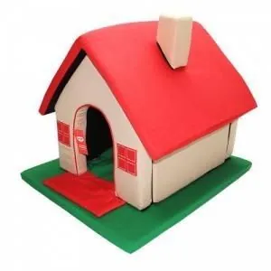 Ferplast Ev Şeklinde Büyük Kulübe 60X65CM - 1