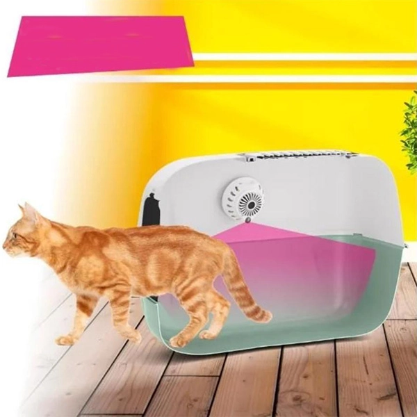 Ferplast Geniceair Otomatik Koku Giderici - Sessiz Fanlı, Hareket Sensörlü, Feline Breeze Teknolojili Elektronik Kedi Tuvalet Koku Nötralizatörü - 5